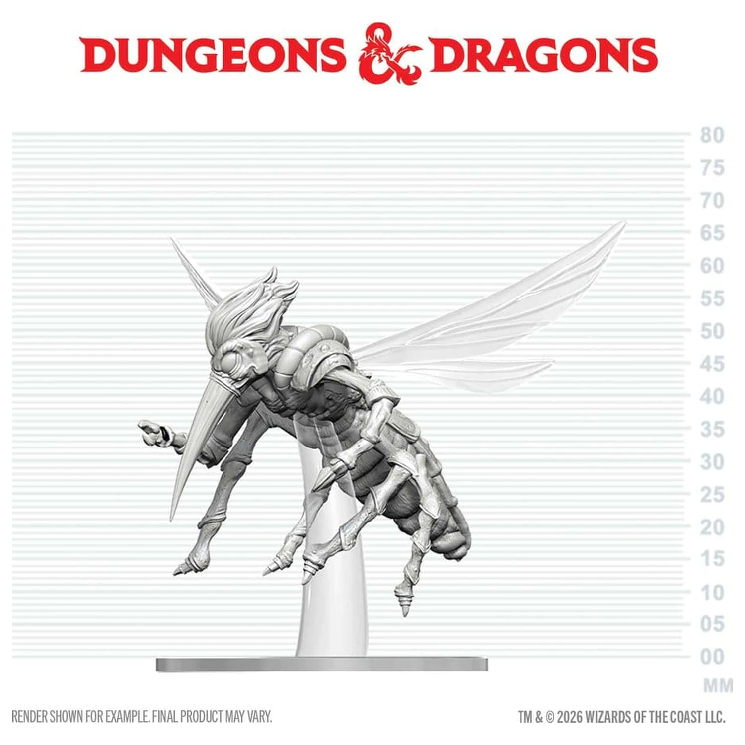 Dungeons & Dragons Nolzur's Marvelous Miniatures unbemalte Miniatur Chasme 17 cm Produktfoto