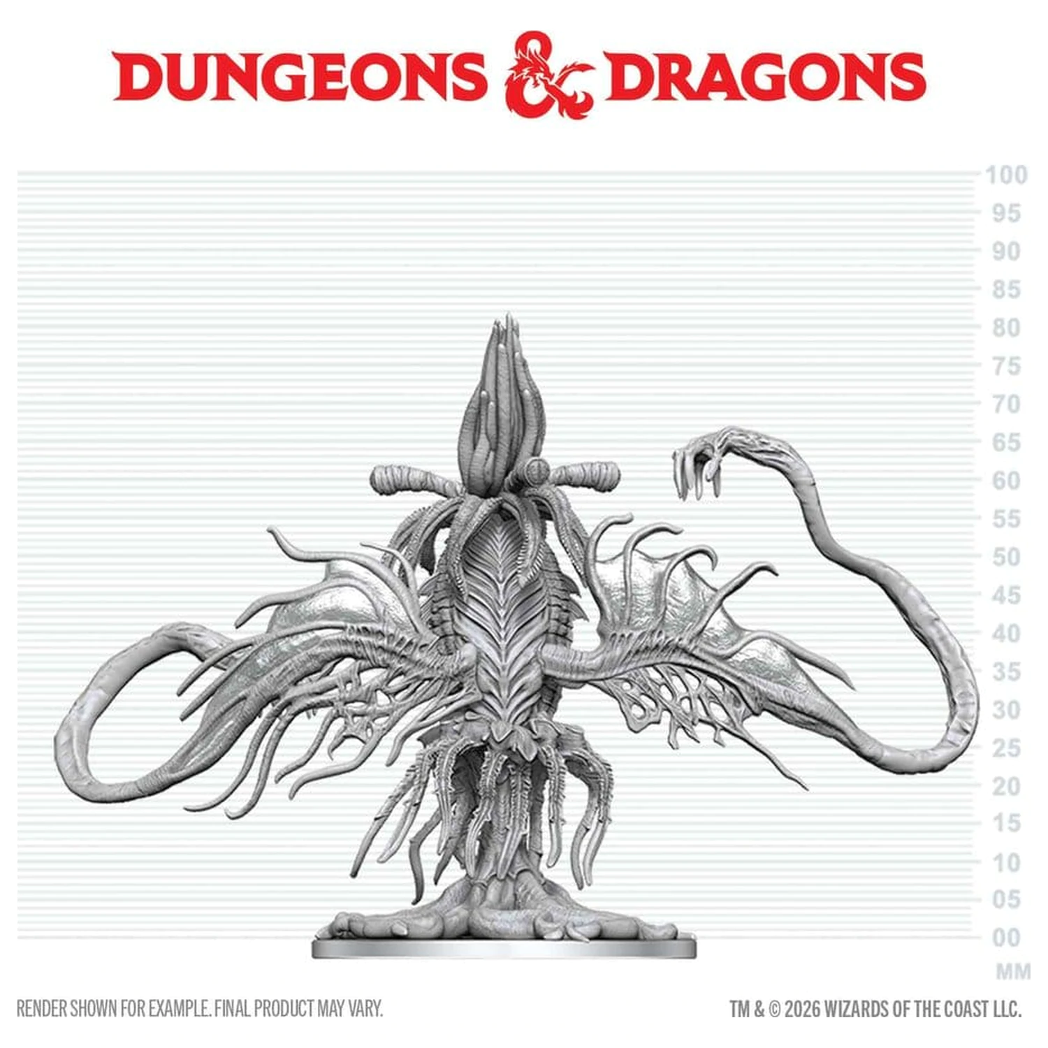 Dungeons & Dragons Nolzur's Marvelous Miniatures unbemalte Miniatur Elder Thing 20 cm Produktfoto