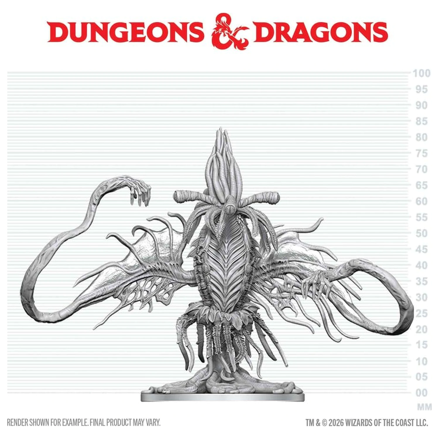 Dungeons & Dragons Nolzur's Marvelous Miniatures unbemalte Miniatur Elder Thing 20 cm Produktfoto