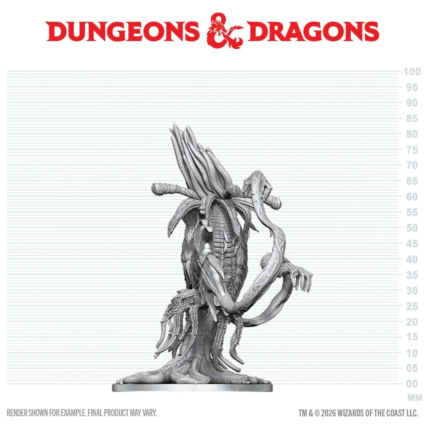 Dungeons & Dragons Nolzur's Marvelous Miniatures unbemalte Miniatur Elder Thing 20 cm Produktfoto