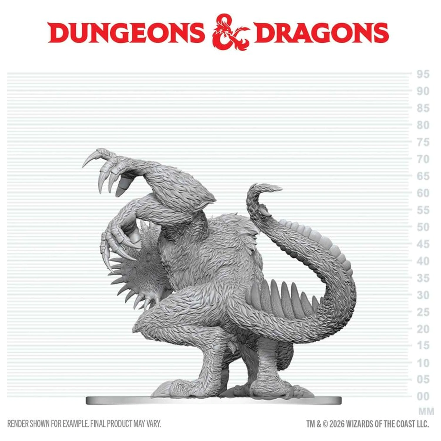 Dungeons & Dragons Nolzur's Marvelous Miniatures Unbemalte Miniatur Gug 20 cm Produktfoto