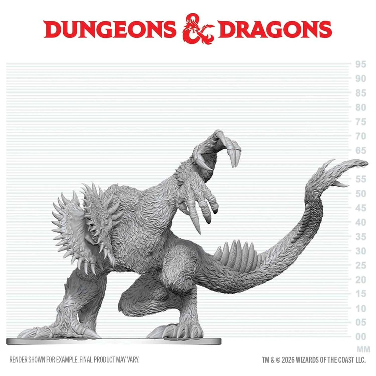 Dungeons & Dragons Nolzur's Marvelous Miniatures Unbemalte Miniatur Gug 20 cm Produktfoto