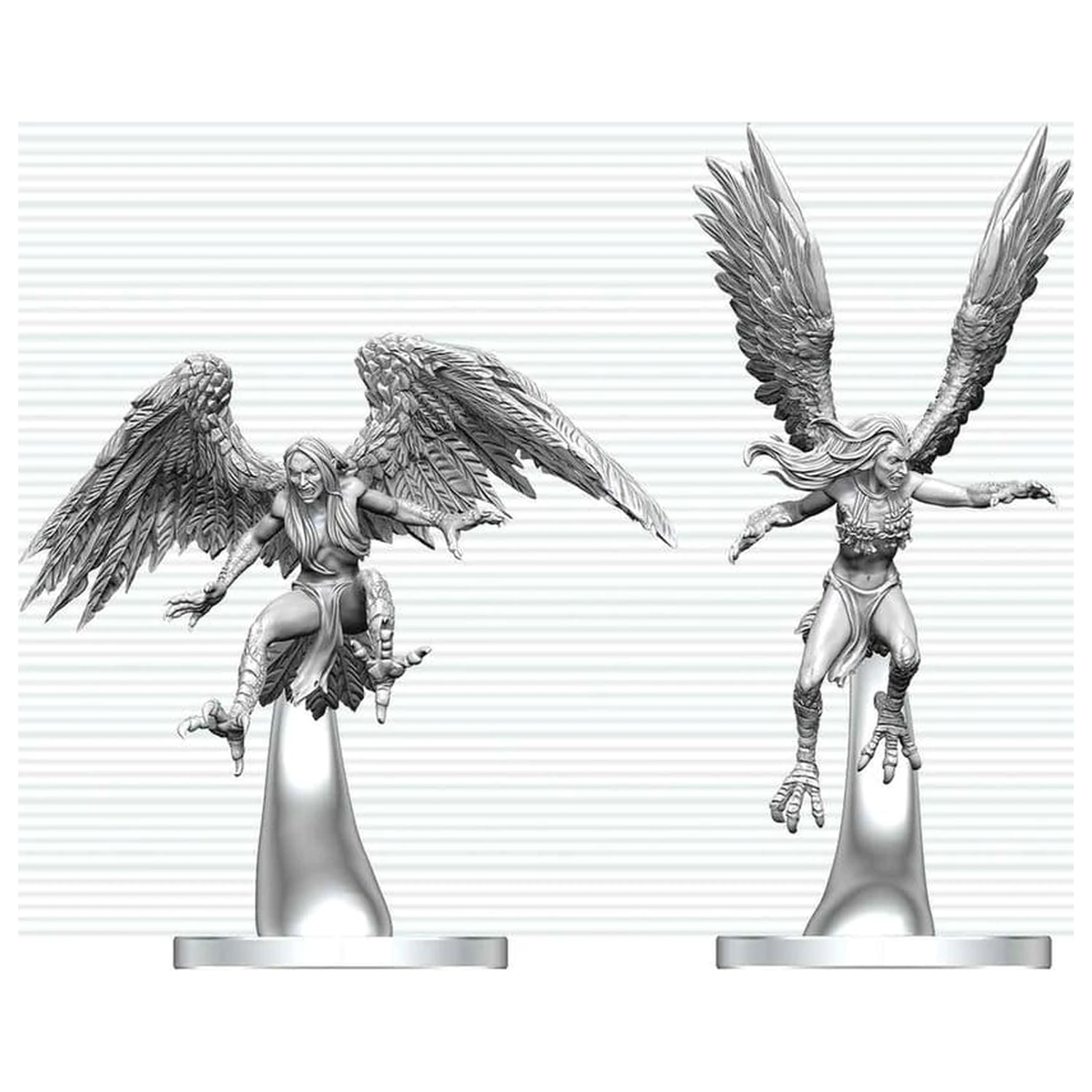 Dungeons & Dragons Nolzur's Marvelous Miniatures Unbemalte Miniatur Harpies 17 cm Produktfoto