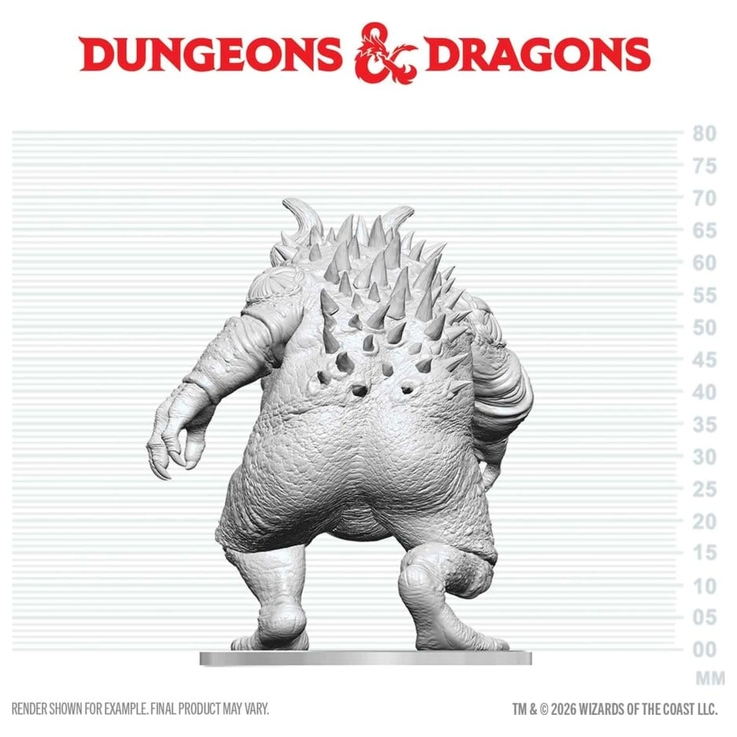 Dungeons & Dragons Nolzur's Marvelous Miniatures Unbemalte Miniatur Hezrou 17 cm Produktfoto