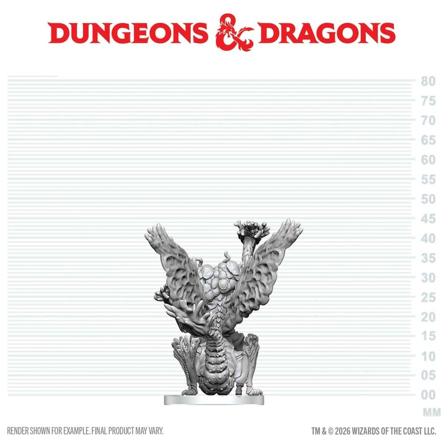 Dungeons & Dragons Nolzur's Marvelous Miniatures Unbemalte Miniatur Mi-Go 14 cm Produktfoto