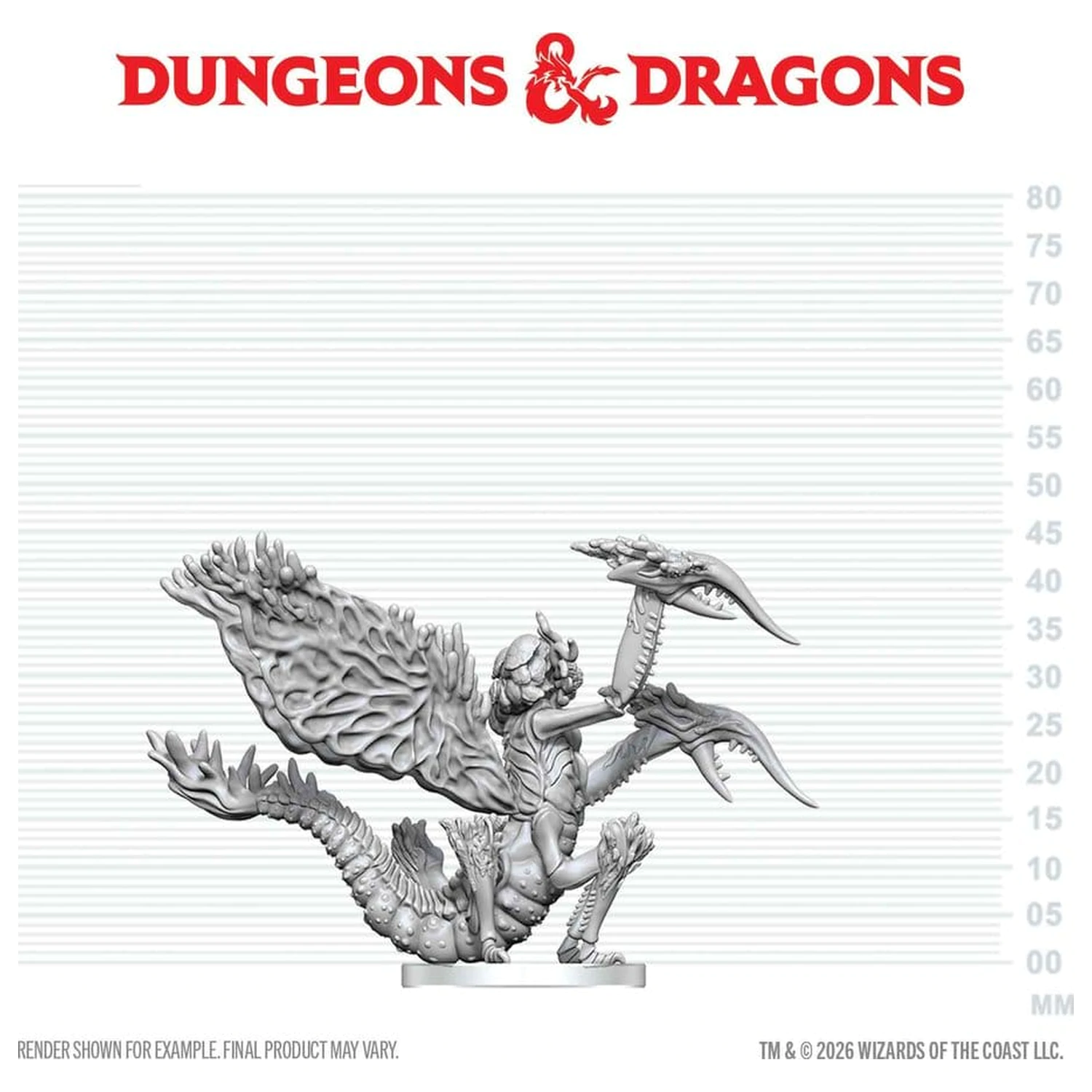 Dungeons & Dragons Nolzur's Marvelous Miniatures Unbemalte Miniatur Mi-Go 14 cm Produktfoto