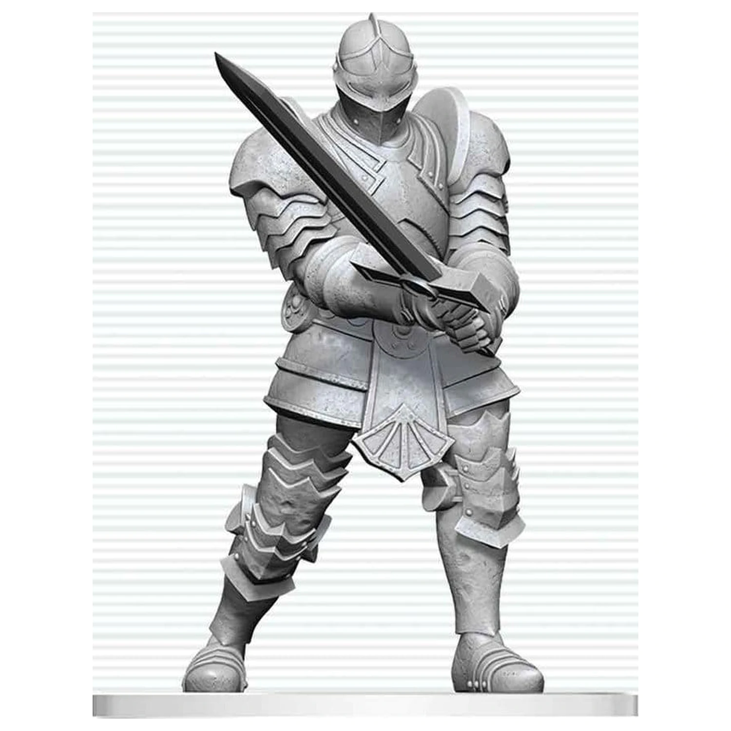 Dungeons & Dragons Nolzur's Marvelous Miniatures Unbemalte Miniatur Red Knight Guardian Golem 14 cm Produktfoto