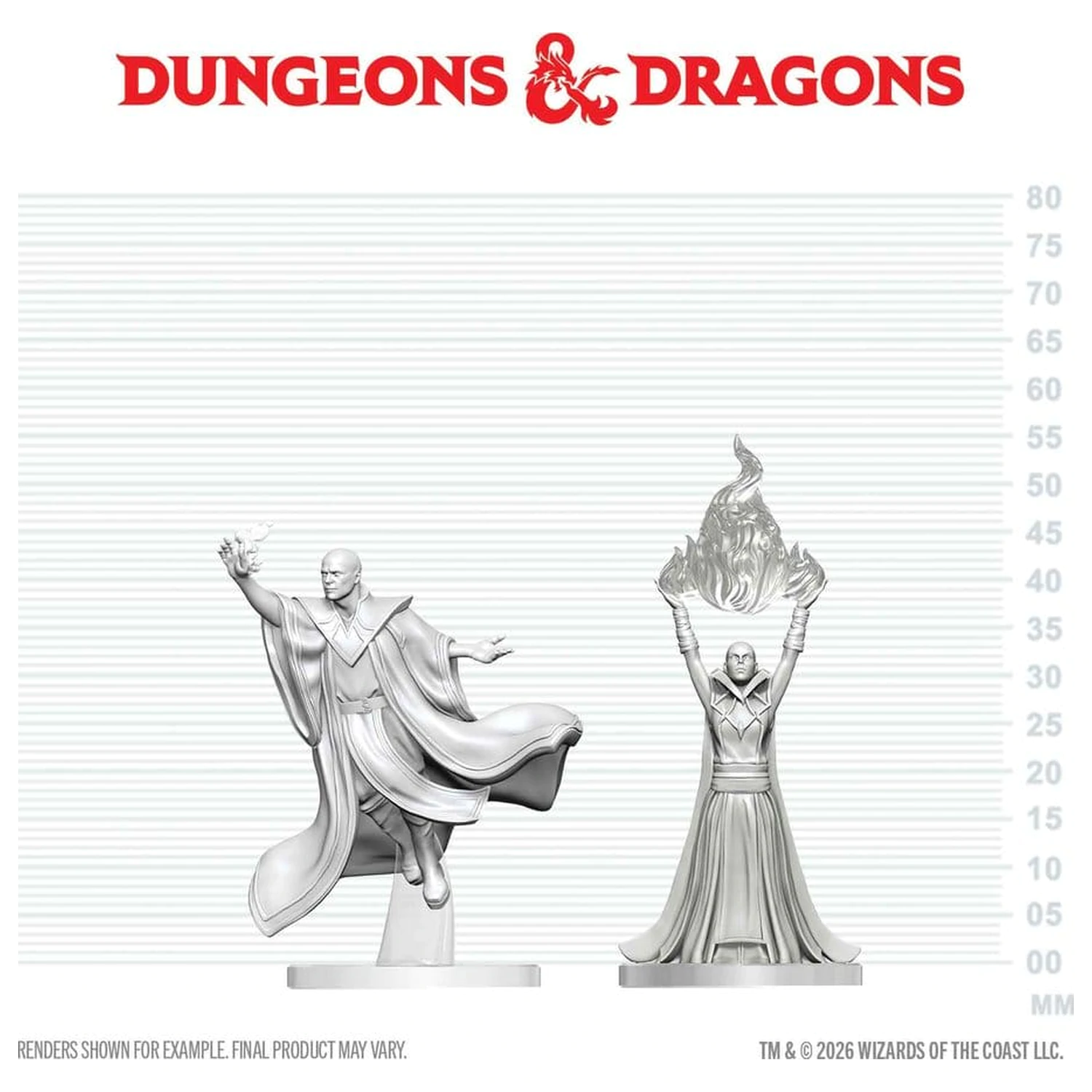 Dungeons & Dragons Nolzur's Marvelous Miniatures Unbemalte Miniatur Red Wizard Mage & Archmage 14 cm Produktfoto