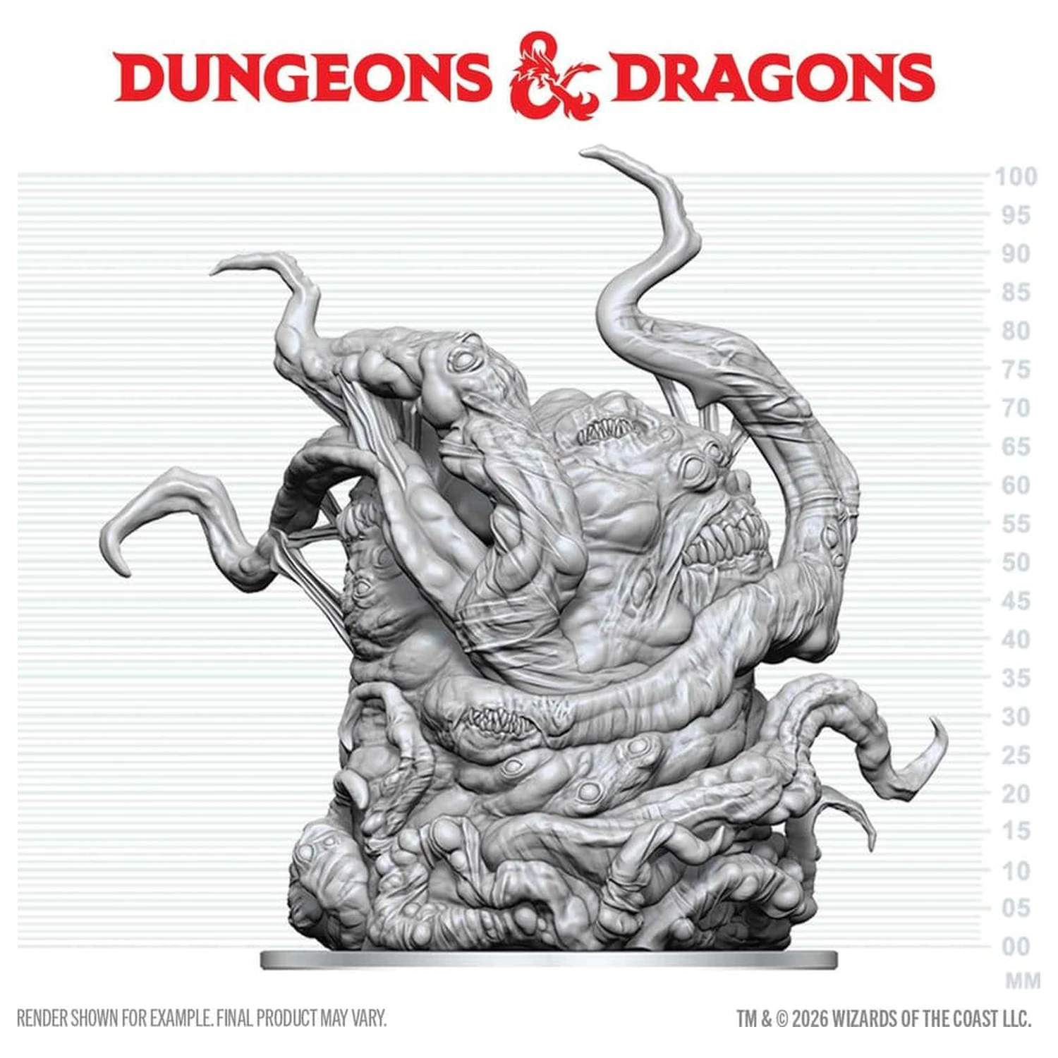 Dungeons & Dragons Nolzur's Marvelous Miniatures Unbemalte Miniatur Shoggoth 20 cm Produktfoto