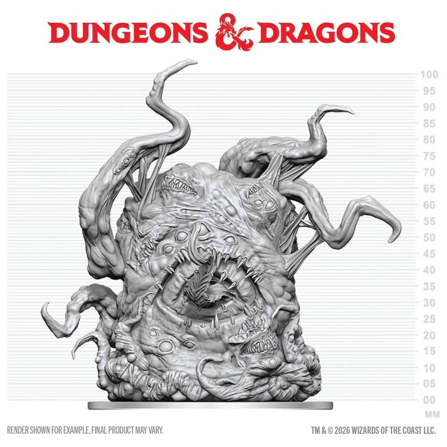 Dungeons & Dragons Nolzur's Marvelous Miniatures Unbemalte Miniatur Shoggoth 20 cm Produktfoto
