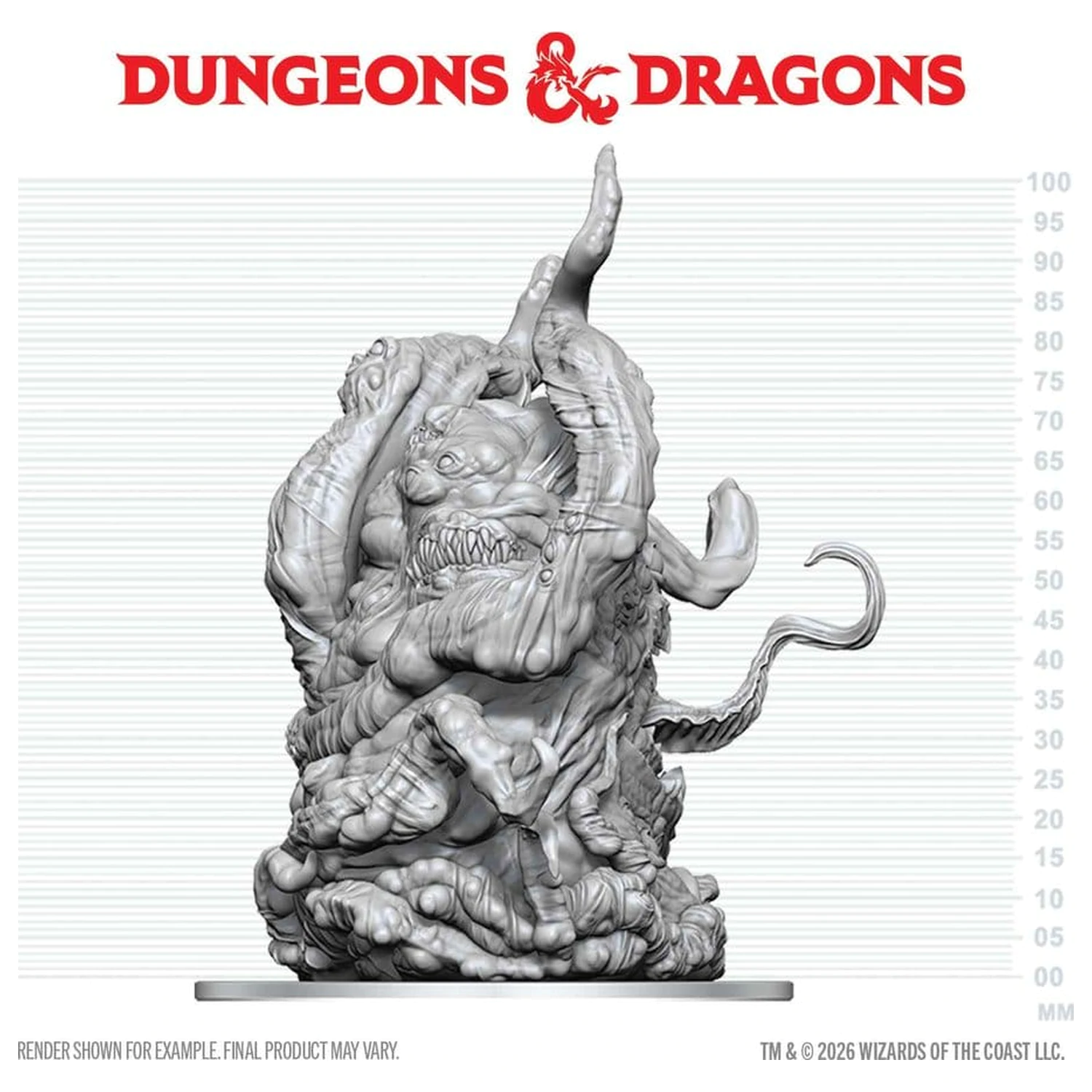 Dungeons & Dragons Nolzur's Marvelous Miniatures Unbemalte Miniatur Shoggoth 20 cm Produktfoto