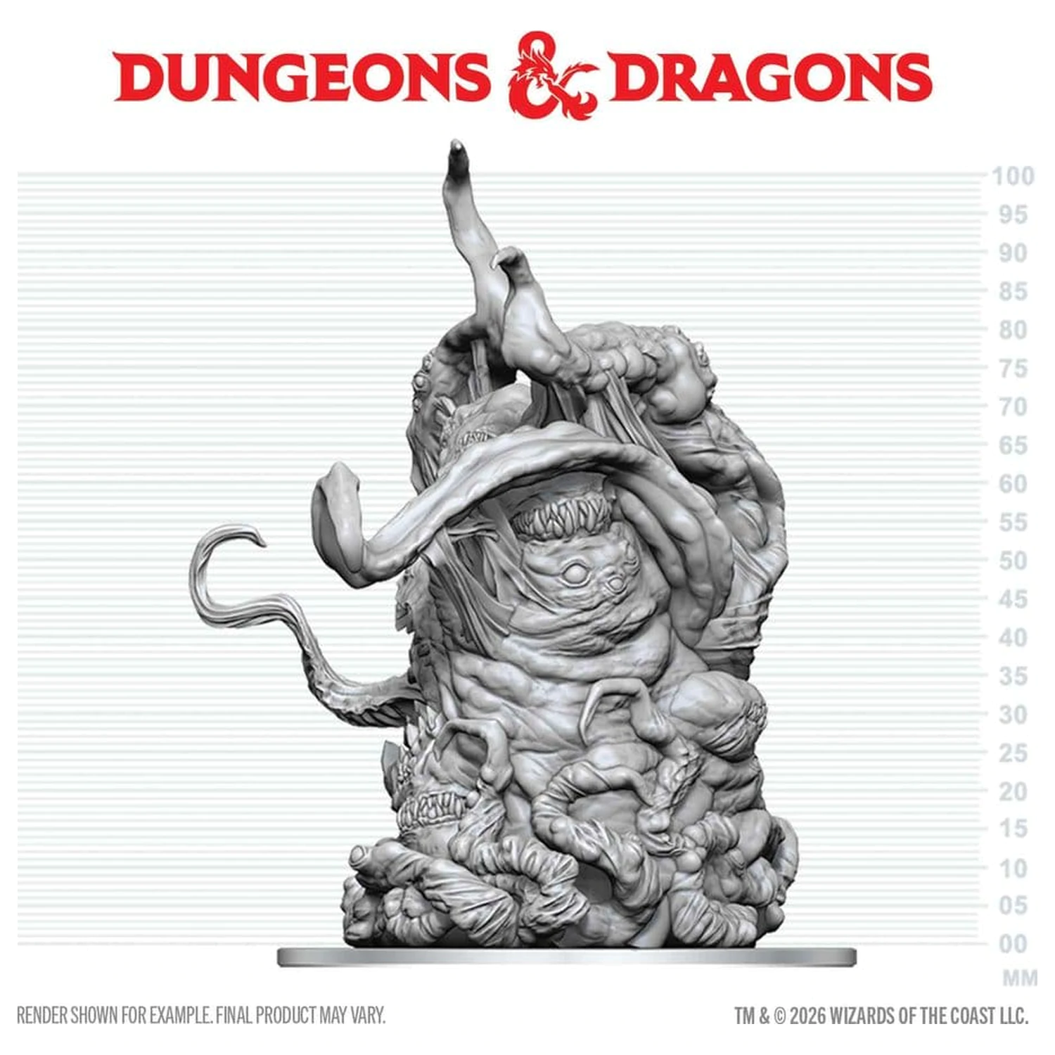 Dungeons & Dragons Nolzur's Marvelous Miniatures Unbemalte Miniatur Shoggoth 20 cm Produktfoto