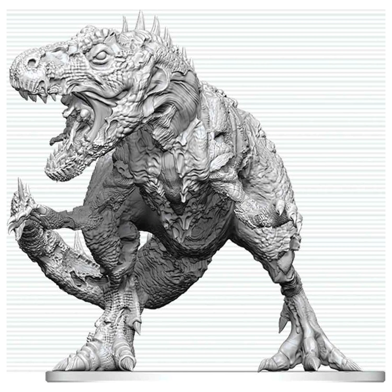 Dungeons & Dragons Nolzur's Marvelous Miniatures Unbemalte Miniatur Tyrannosaurus Zombie 20 cm Produktfoto