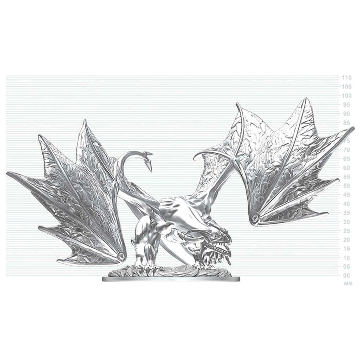 Dungeons & Dragons Nolzur's Marvelous Miniatures Unbemalte Miniatur Young Sapphire Dragon 20 cm Produktfoto