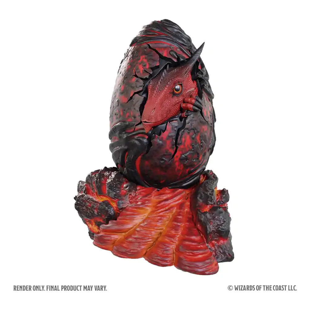 Dungeons & Dragons Replicas of the Realms Statue Rotes Drachenei 13 cm Produktfoto