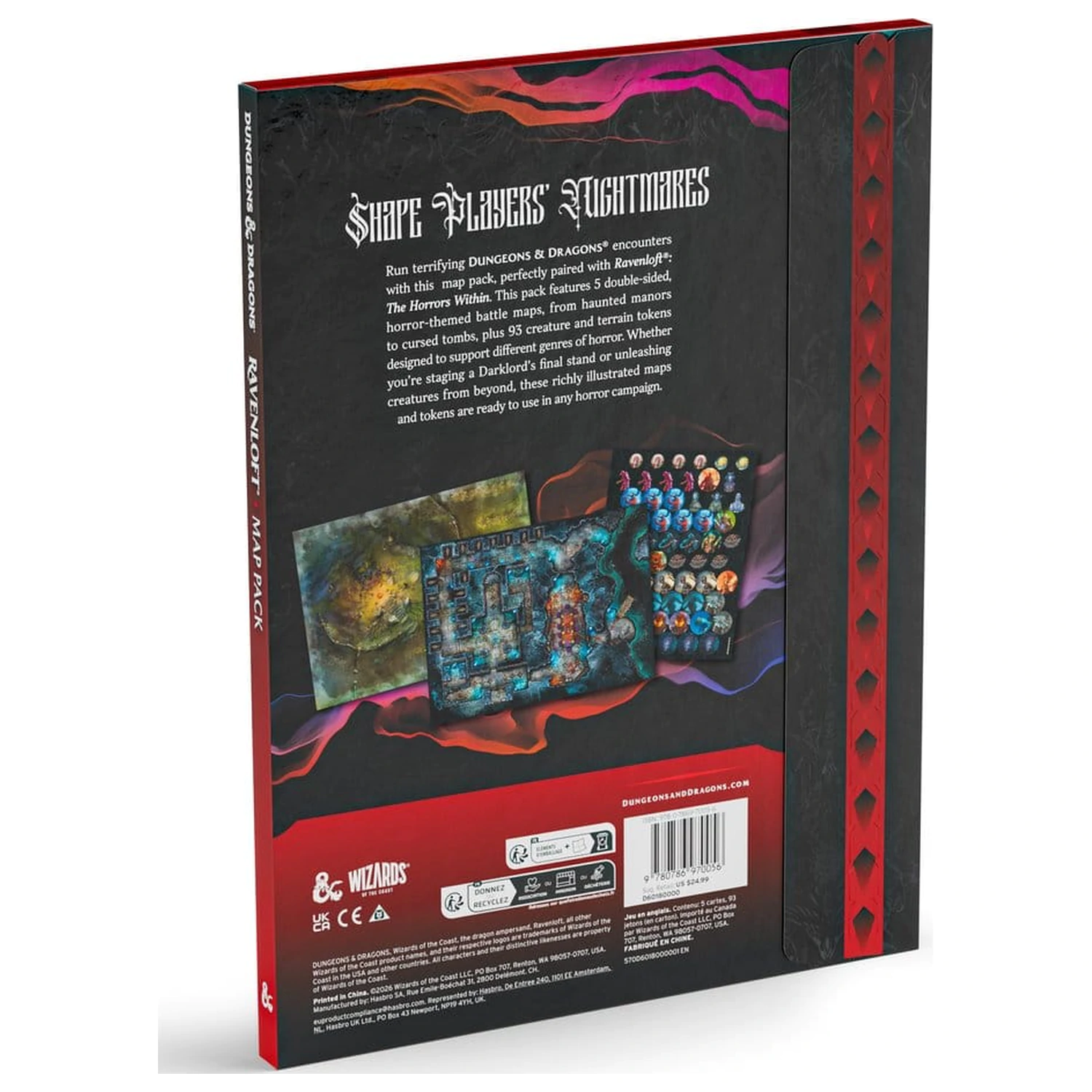 Dungeons & Dragons RPG Ravenloft: The Horrors Within Kartenpaket *englische Version* Produktfoto