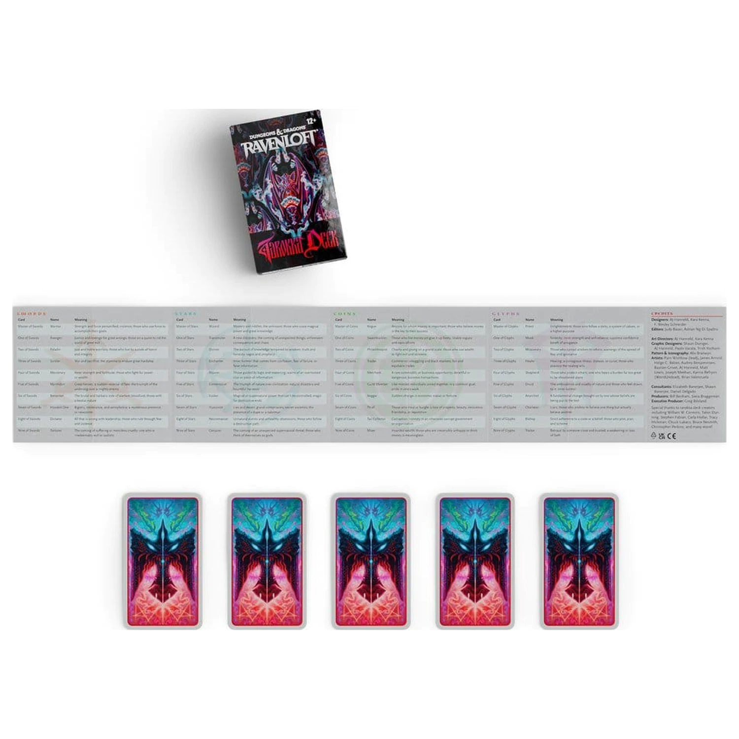 Dungeons & Dragons RPG Ravenloft: The Horrors Within Tarokka Deck *Englische Version* Produktfoto