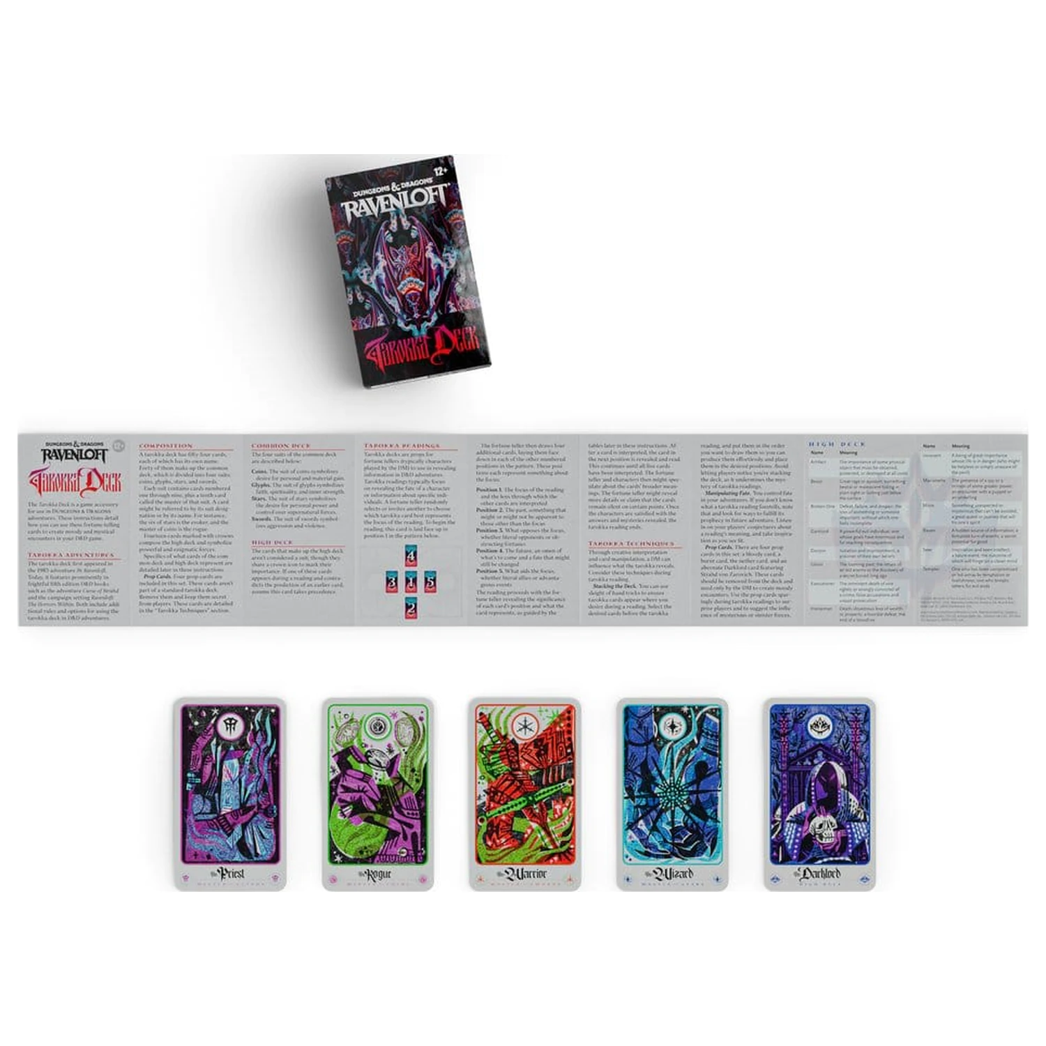 Dungeons & Dragons RPG Ravenloft: The Horrors Within Tarokka Deck *Englische Version* Produktfoto