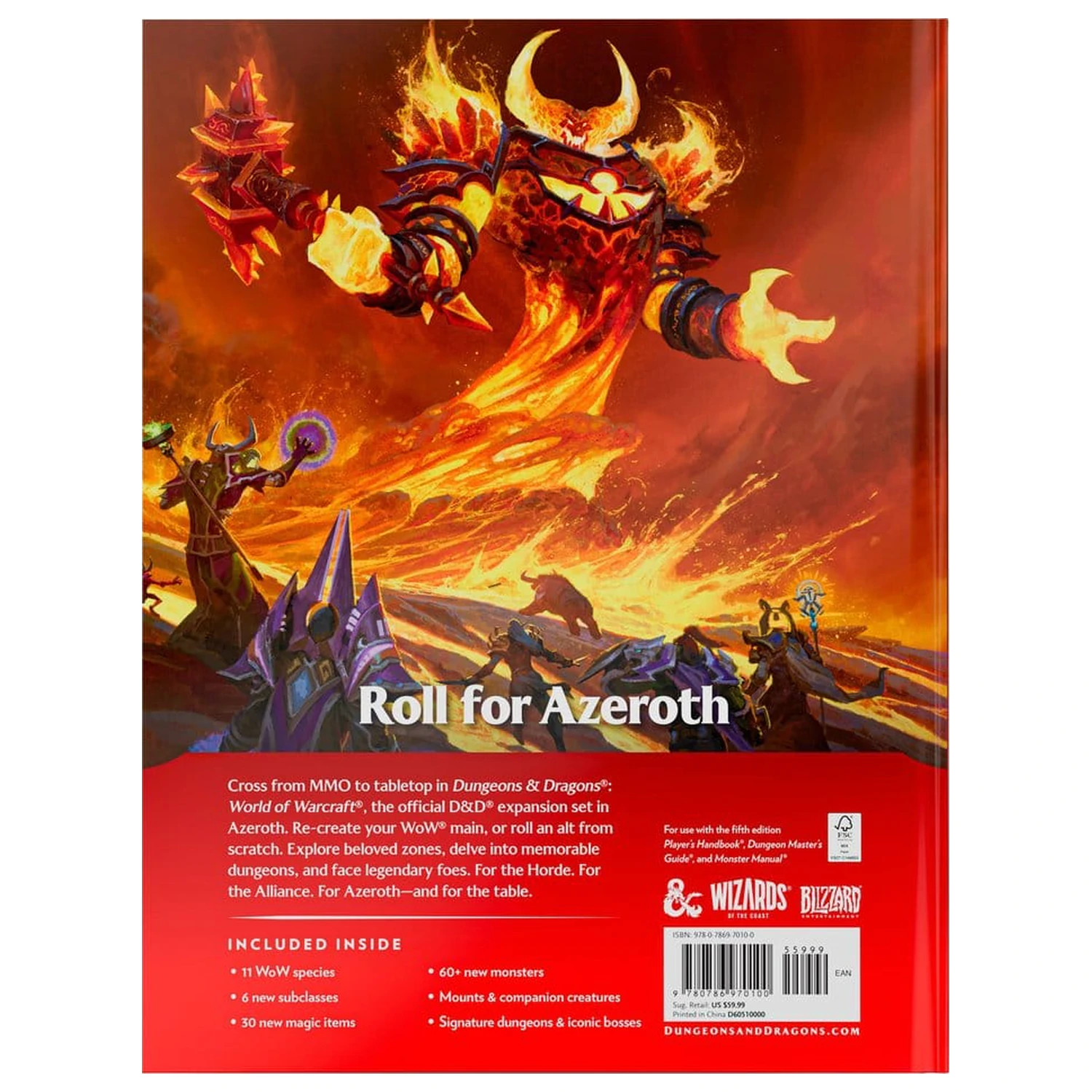 Dungeons & Dragons RPG World of Warcraft Buch *Englische Version* Produktfoto