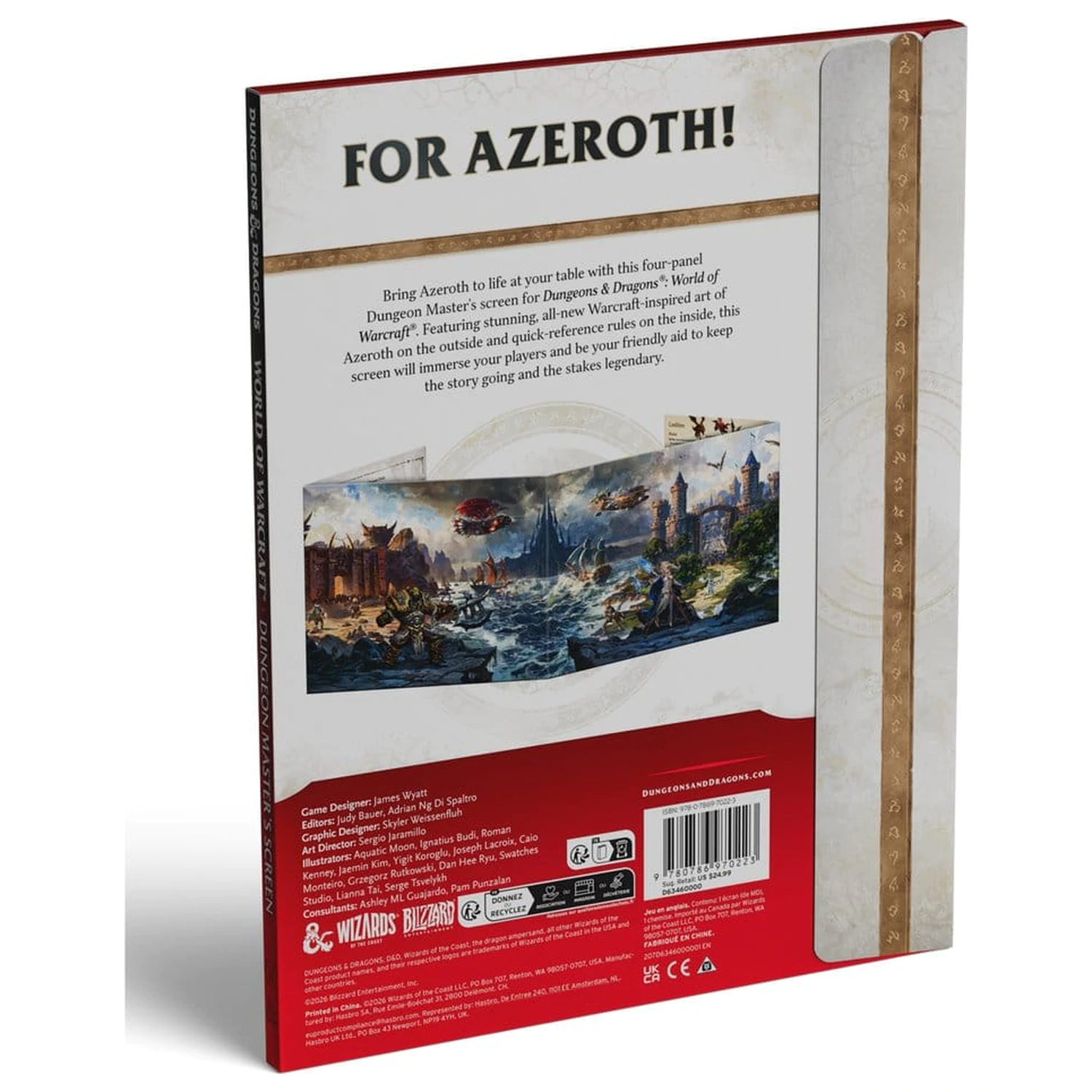 Dungeons & Dragons RPG World of Warcraft Spielleiter Sichtschirm *Englische Version* Produktfoto
