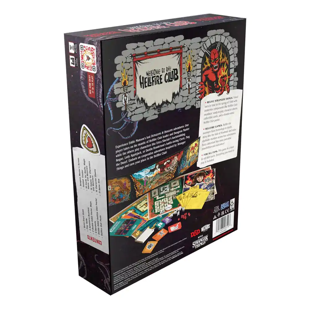 Dungeons & Dragons Brettspiel Stranger Things: Welcome to the Hellfire Club english Produktfoto