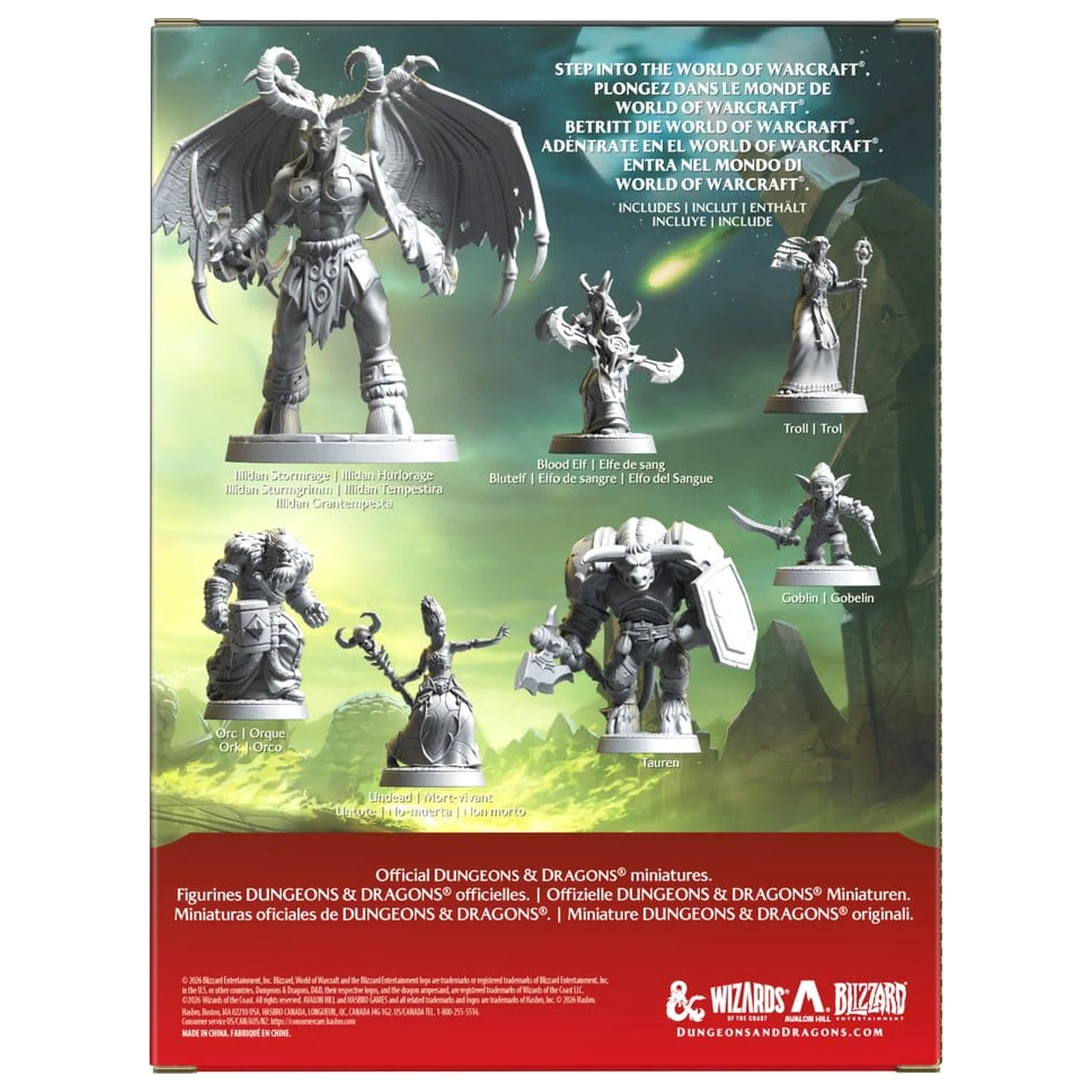 Dungeons & Dragons x World of Warcraft Miniaturen Set 1 Produktfoto