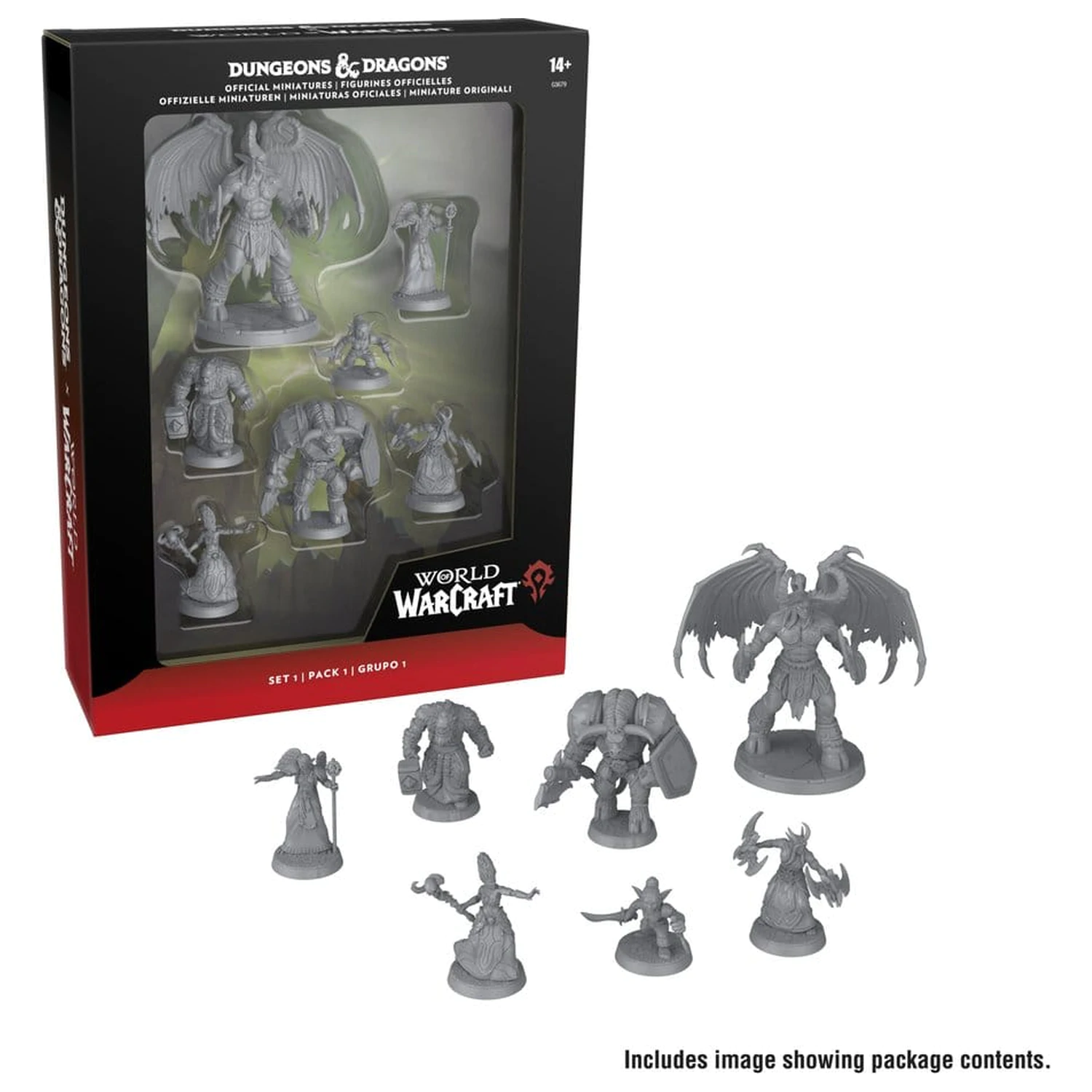 Dungeons & Dragons x World of Warcraft Miniaturen Set 1 Produktfoto