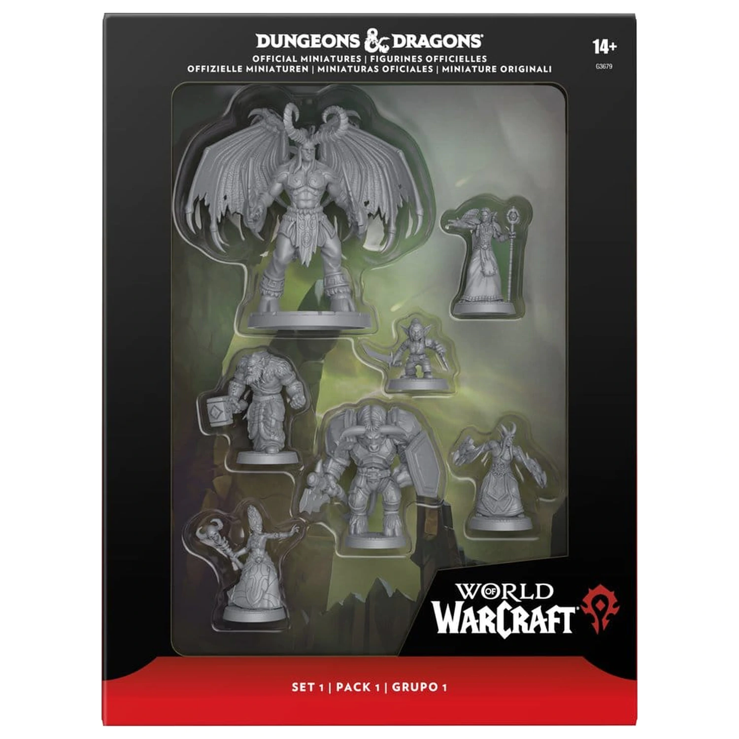 Dungeons & Dragons x World of Warcraft Miniaturen Set 1 Produktfoto