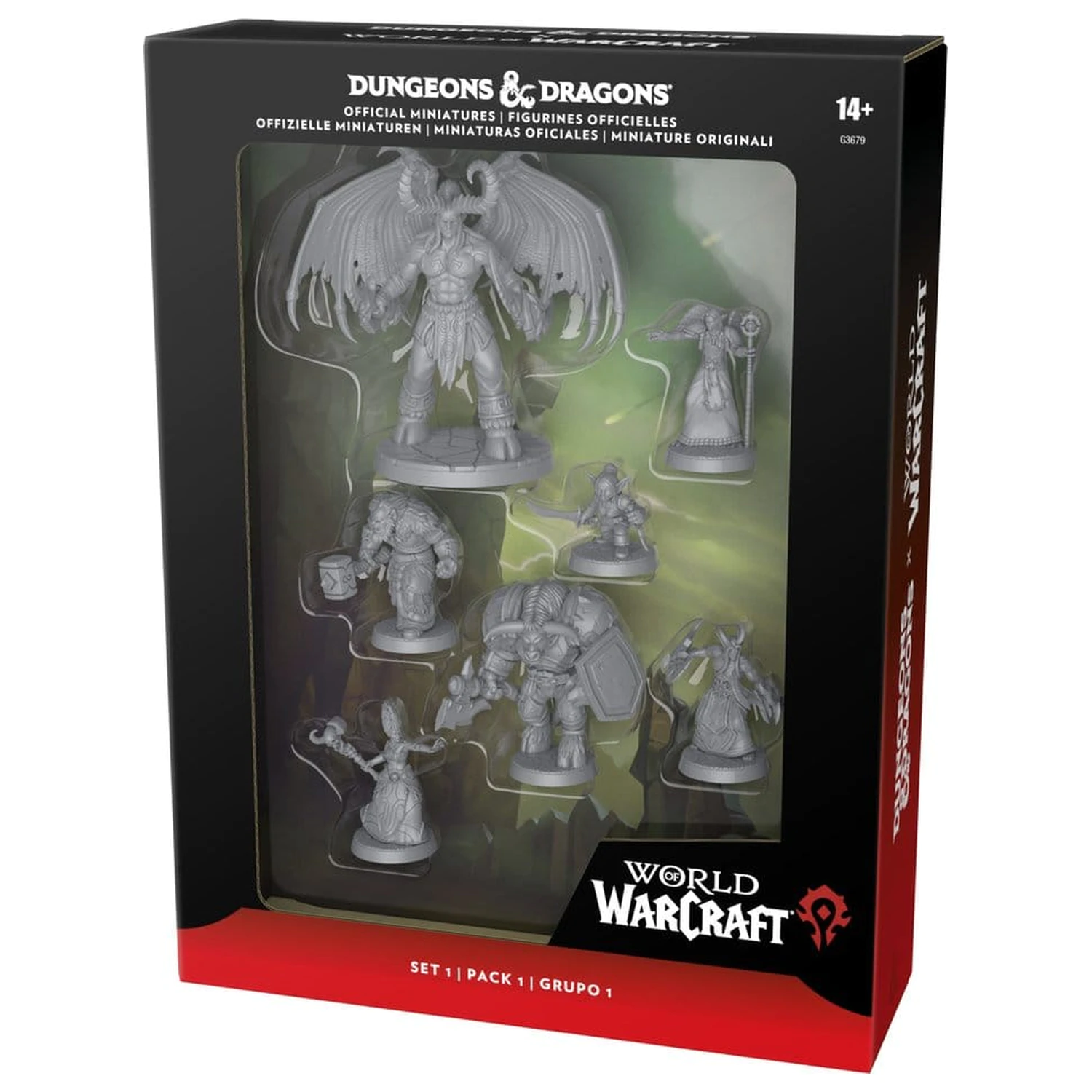 Dungeons & Dragons x World of Warcraft Miniaturen Set 1 Produktfoto