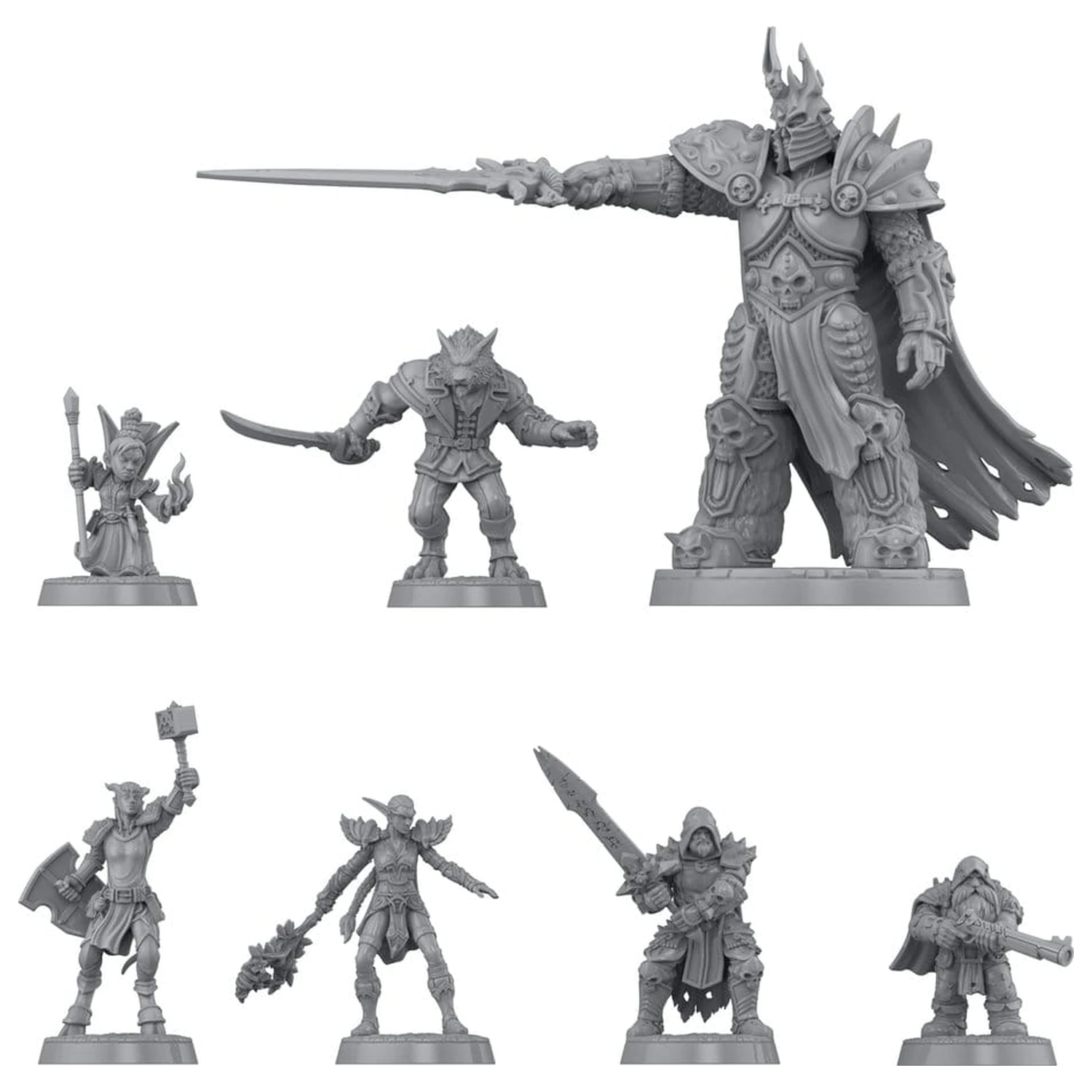 Dungeons & Dragons x World of Warcraft Miniaturen Set 2 Produktfoto