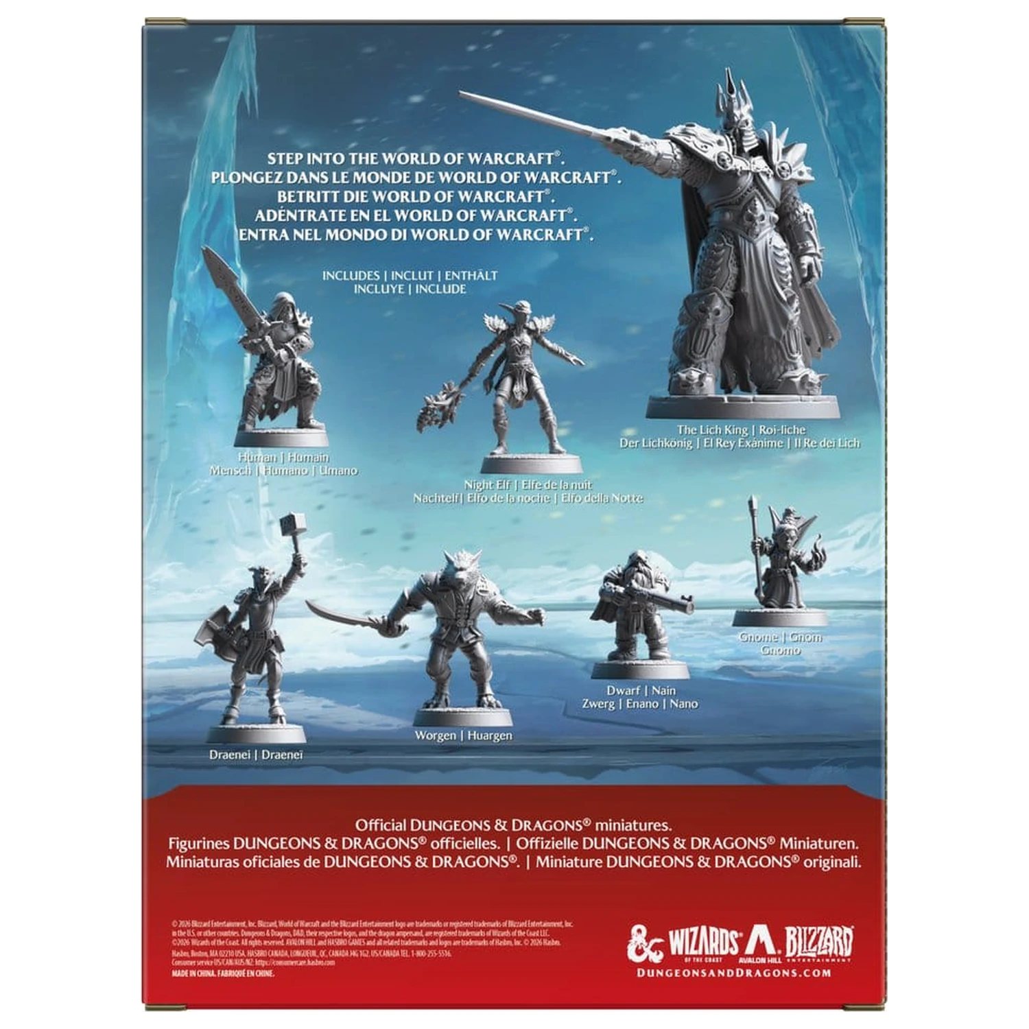 Dungeons & Dragons x World of Warcraft Miniaturen Set 2 Produktfoto
