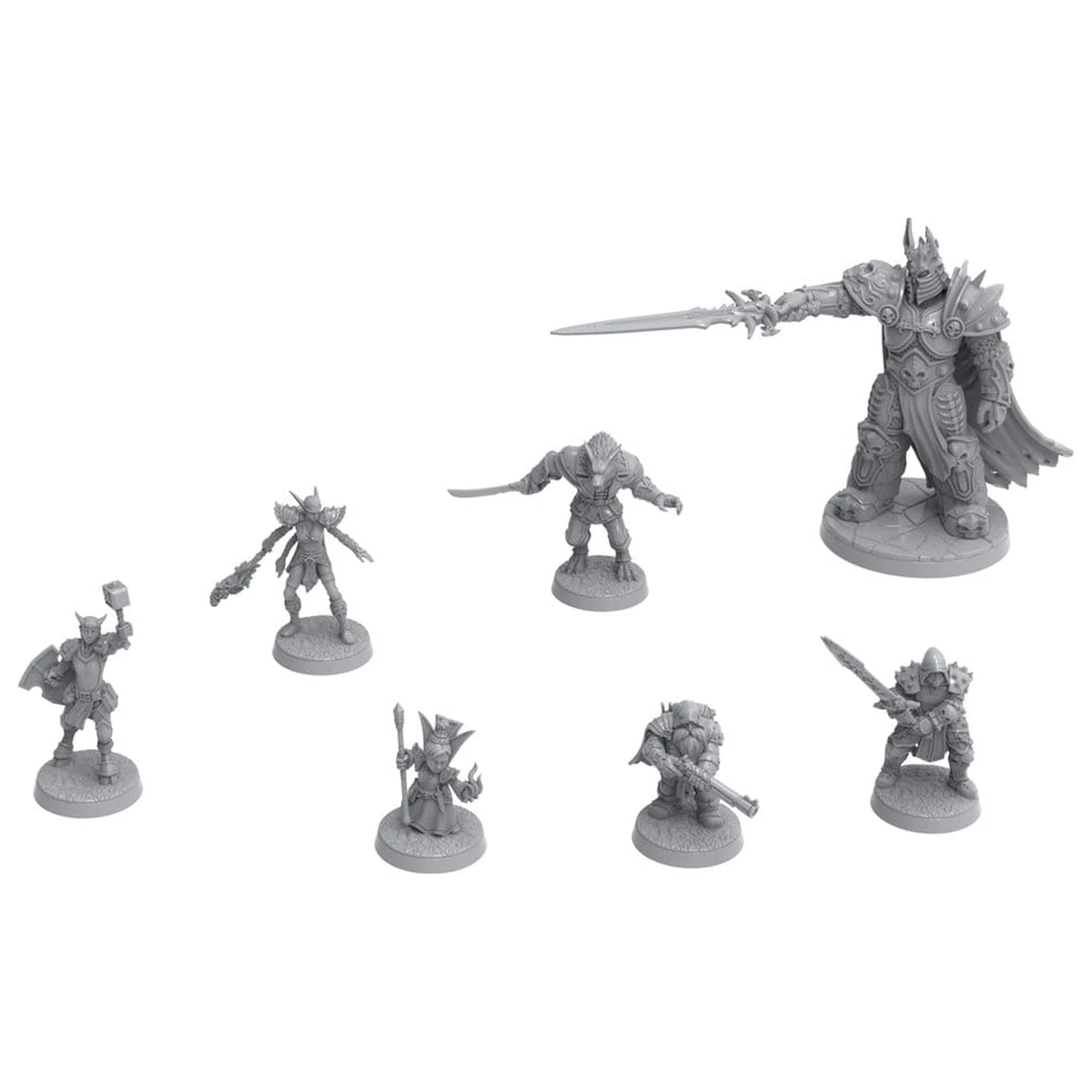 Dungeons & Dragons x World of Warcraft Miniaturen Set 2 Produktfoto