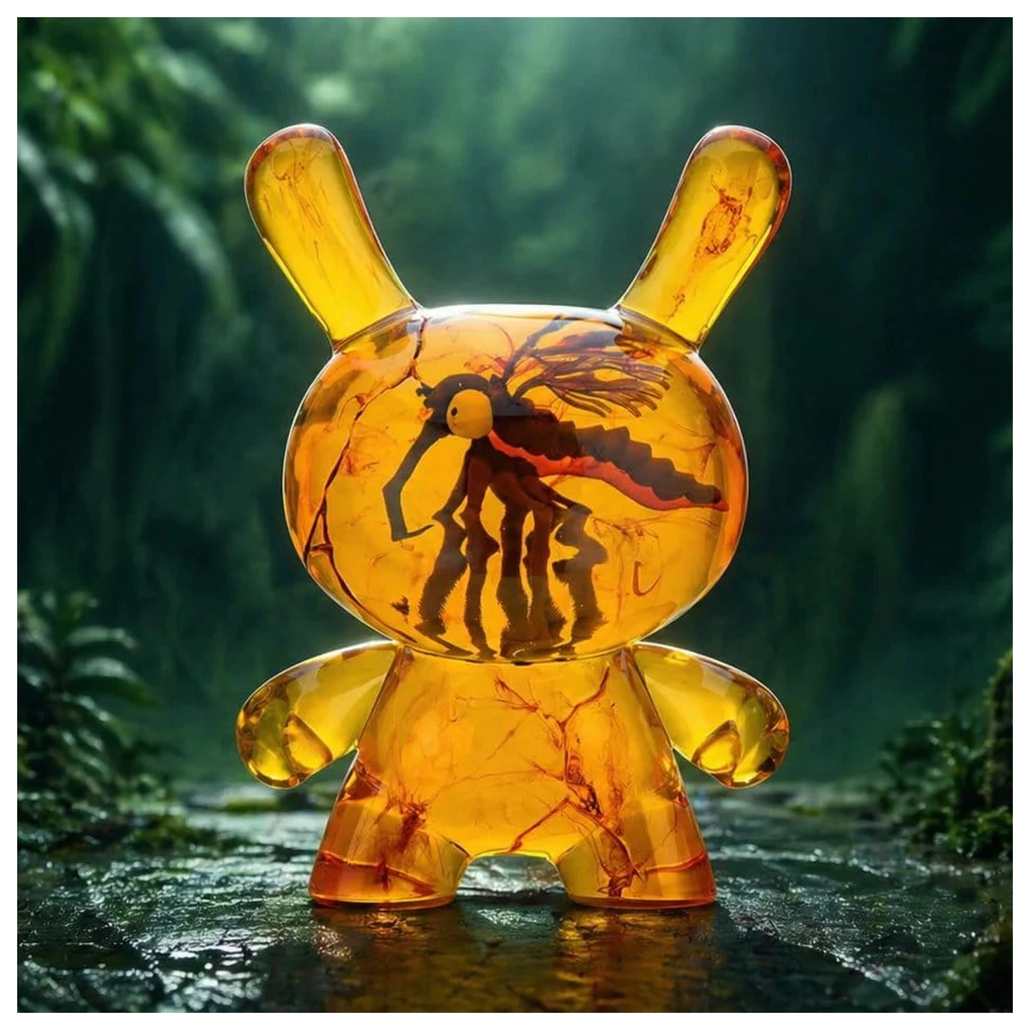Dunny Art Toy Harz Figur Amber 20 cm Produktfoto