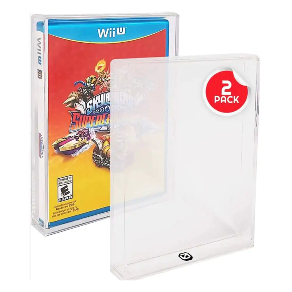 Acrylhülle 2er-Pack für DVD/Wii/GameCube/PS2/XboX/Xbox360 Produktfoto