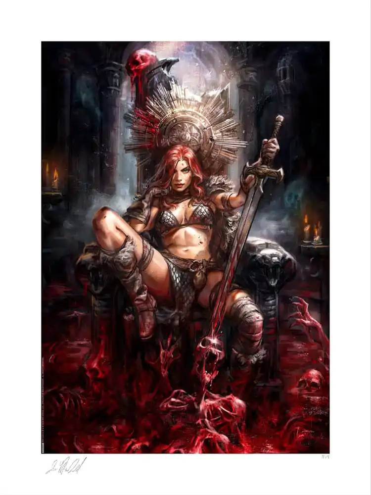 Dynamite Entertainment Kunstdruck Red Sonja: Long Live the Queen 46 x 61 cm - ungerahmt Produktfoto