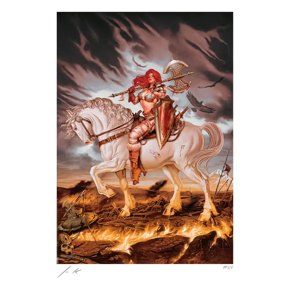 Dynamite Entertainment Kunstdruck Red Sonja: World on Fire 46 x 61 cm - ungerahmt termékfotó