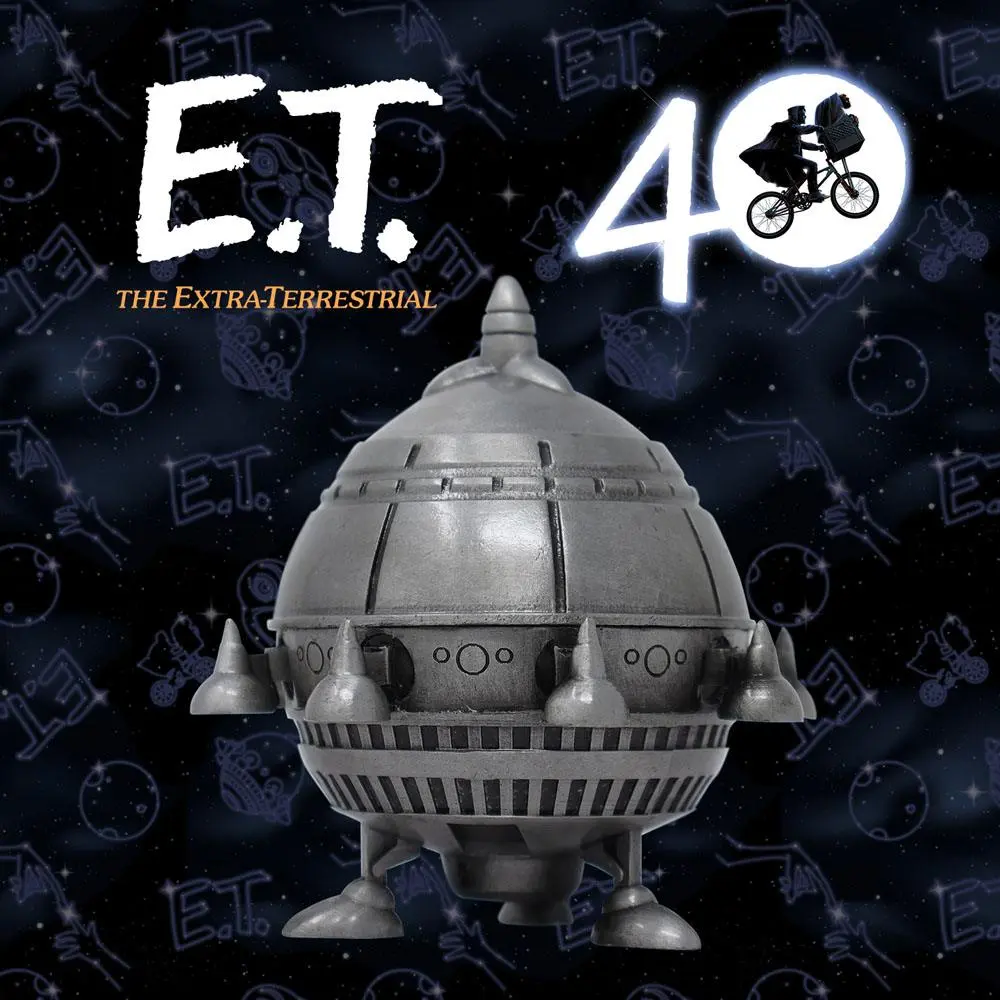 E.T Scaled Replik 40th Anniversary Spaceship Limited Edition 9 cm Produktfoto