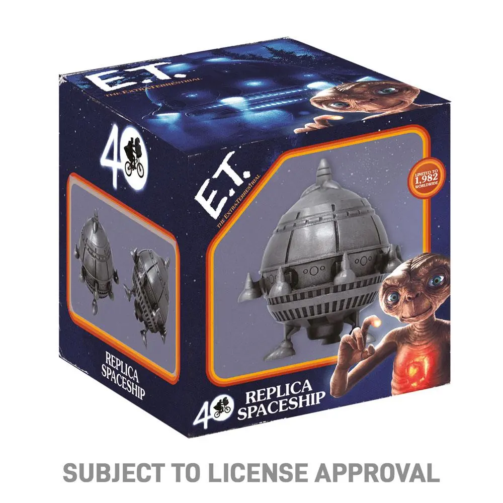 E.T Scaled Replik 40th Anniversary Spaceship Limited Edition 9 cm Produktfoto