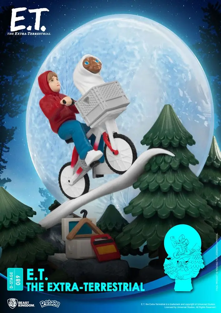 E.T. Der Außerirdische D-Stage PVC Diorama Iconic Scene Movie Scene 15 cm Produktfoto