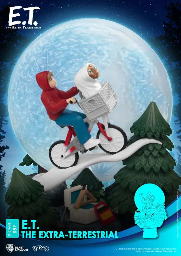 E.T. Der Außerirdische D-Stage PVC Diorama Iconic Scene Movie Scene 15 cm Produktfoto