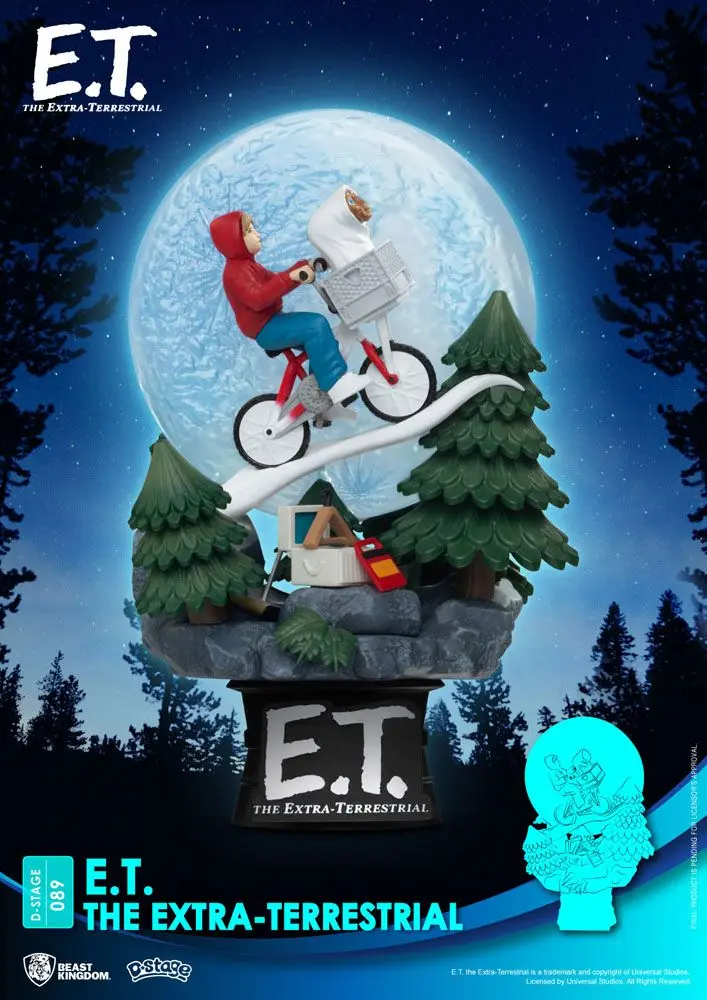 E.T. Der Außerirdische D-Stage PVC Diorama Iconic Scene Movie Scene 15 cm Produktfoto