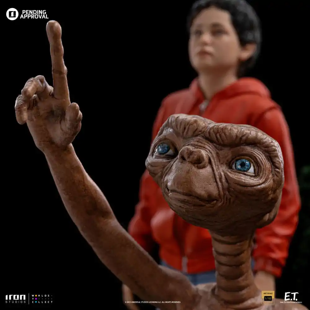 E.T. Der Außerirdische Deluxe Art Scale Statue 1/10 E.T., Elliot and Gertie 19 cm termékfotó