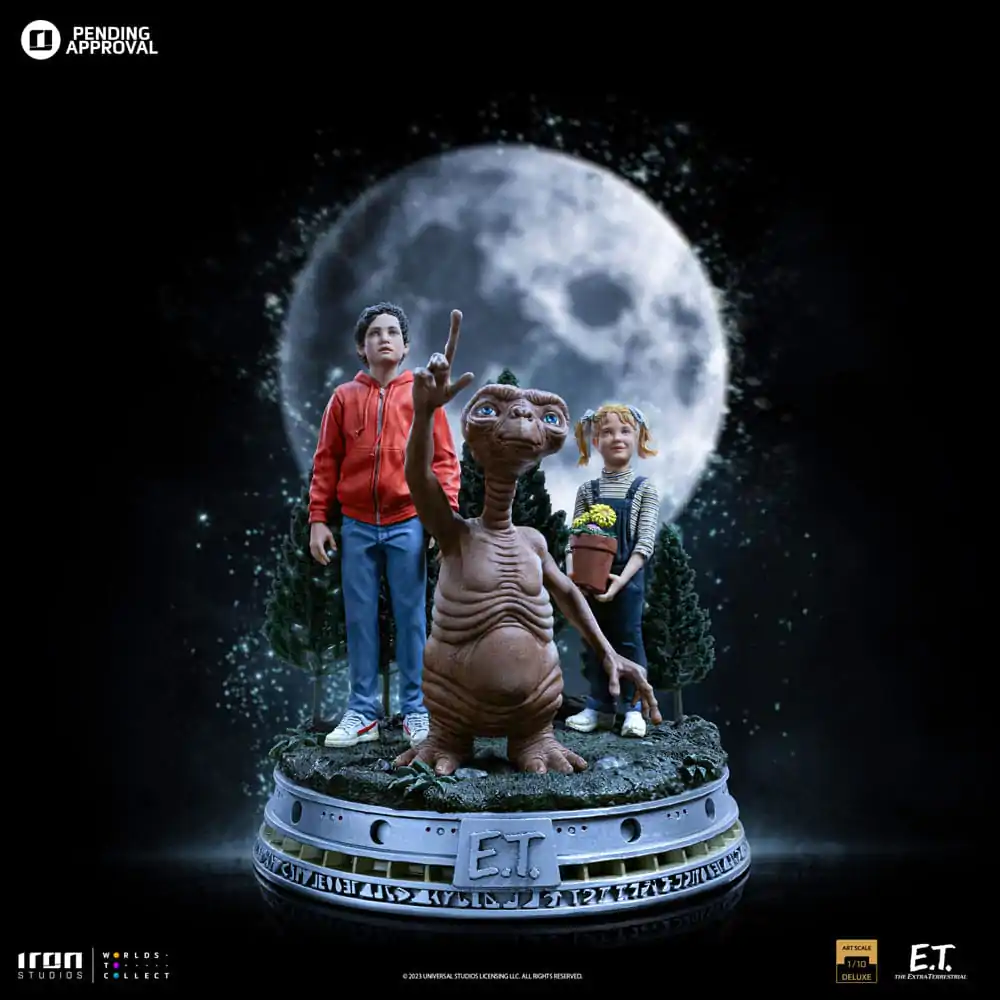 E.T. Der Außerirdische Deluxe Art Scale Statue 1/10 E.T., Elliot and Gertie 19 cm termékfotó