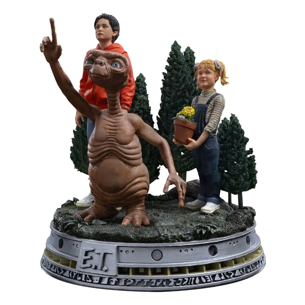 E.T. Der Außerirdische Deluxe Art Scale Statue 1/10 E.T., Elliot and Gertie 19 cm termékfotó