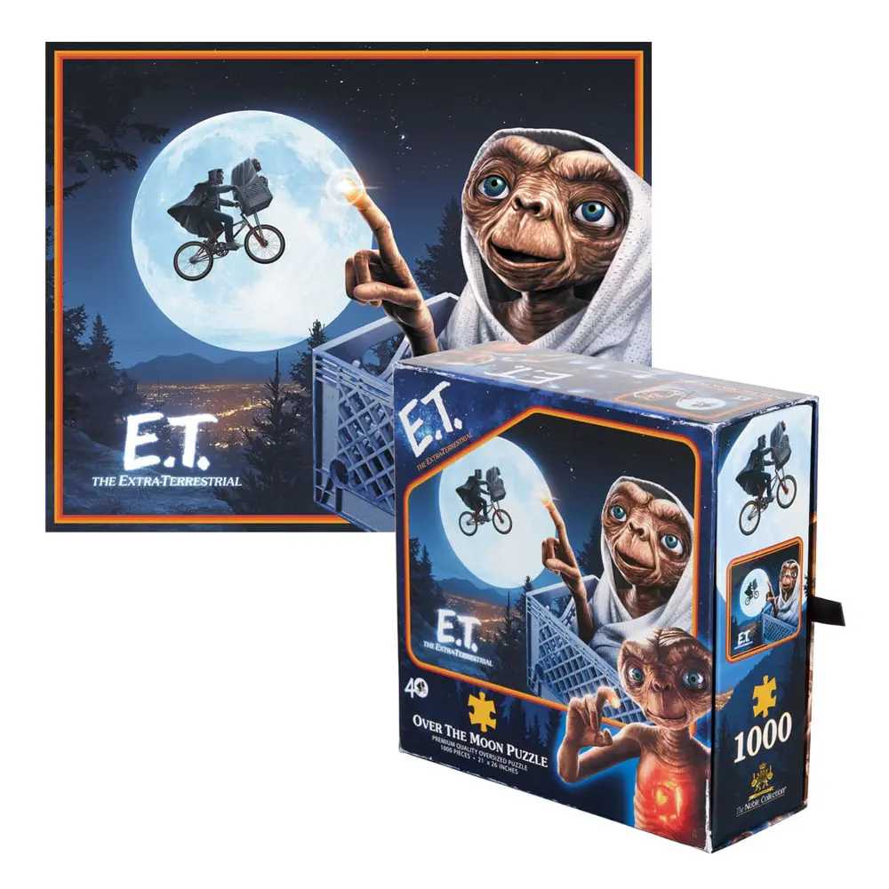 E.T. - Der Außerirdische Puzzle E.T Over The Moon (1000 Teile) Produktfoto
