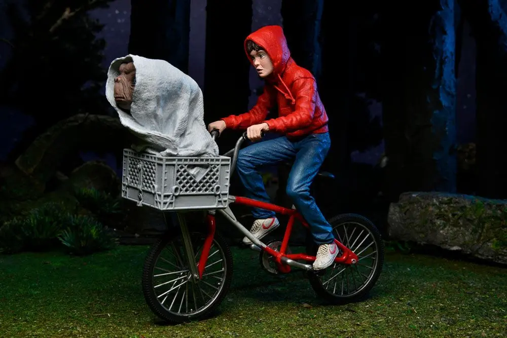 E.T. the Extra-Terrestrial Action Figur Elliott & E.T. on Bicycle 13 cm termékfotó