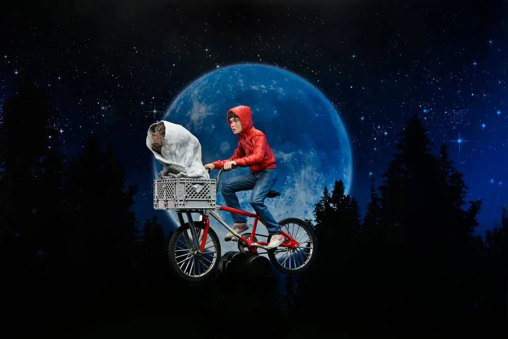 E.T. the Extra-Terrestrial Action Figur Elliott & E.T. on Bicycle 13 cm termékfotó