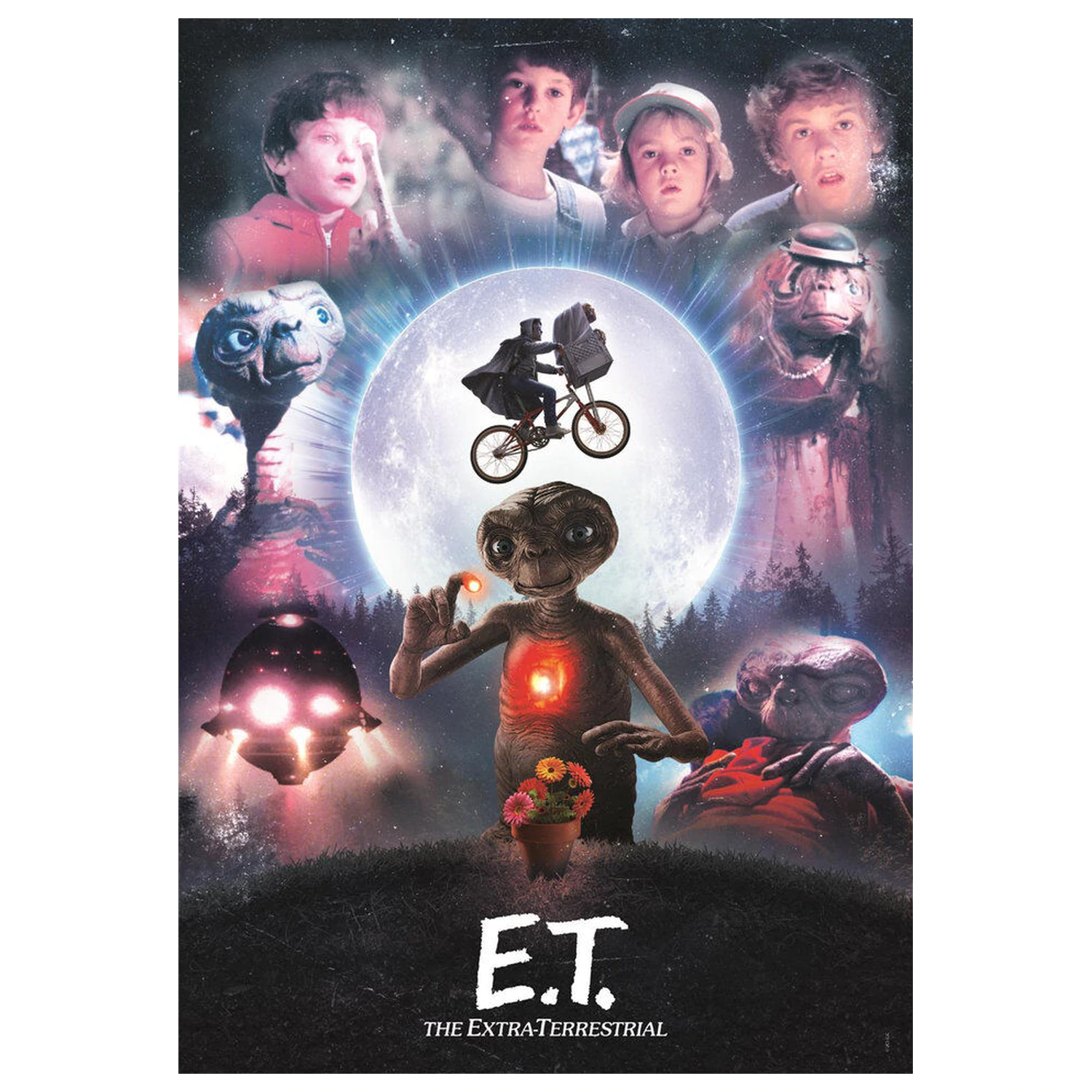 E.T. the Extra-Terrestrial Puzzle 1000 Teile Produktfoto