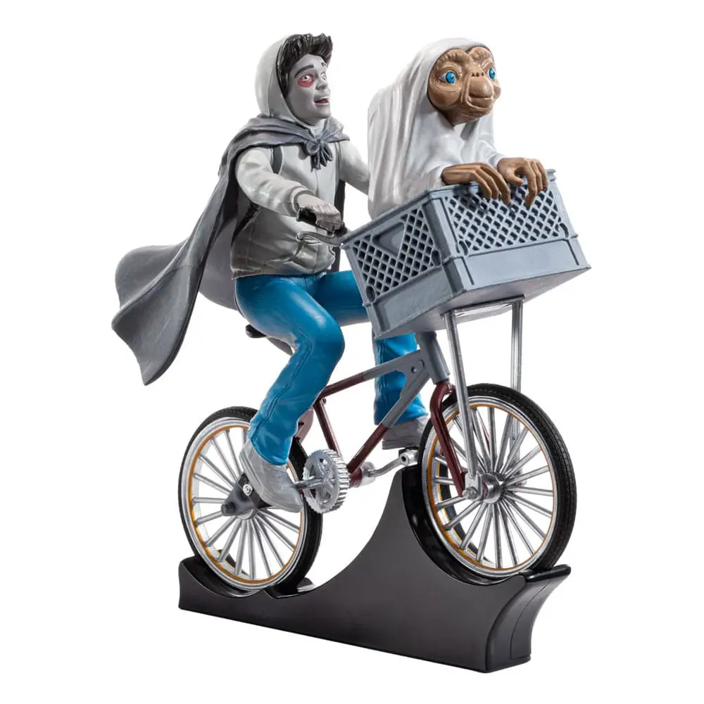 E.T. Toyllectible Treasure Statue E.T. and Elliott Over the Moon 13 cm Produktfoto