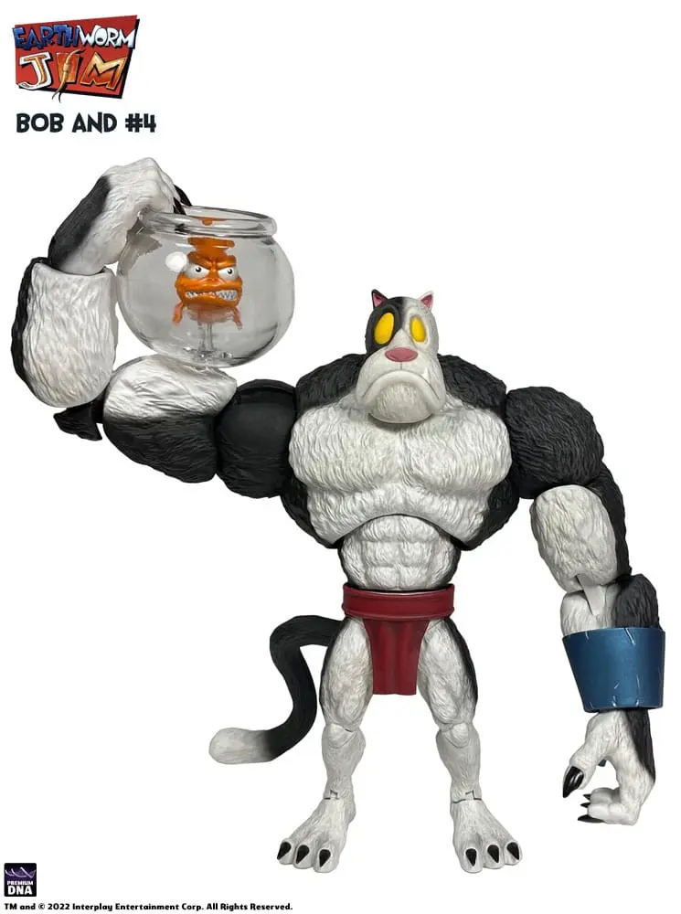 Earthworm Jim Actionfigur Wave 1: Bob the Killer Goldfish &amp; #4 15 cm Produktfoto